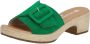 Remonte Slippers ELLE-Collection blokhak zomerschoen slippers decoratieve gesp elle-collectie - Thumbnail 2
