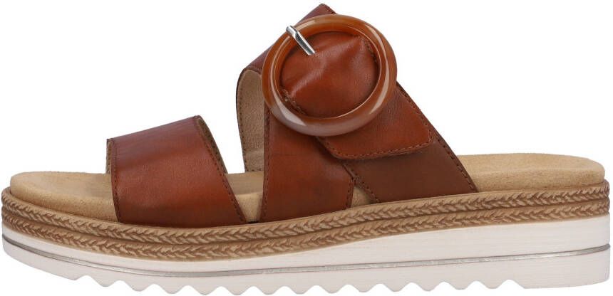 Remonte Slippers sleehak zomerschoen pantoffels met decoratieve gesp