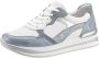 Remonte Dames Sneaker D1320-80 Blauw Wit Zilver - Thumbnail 2