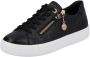 Remonte Stijlvolle Comfort Sneaker met Gouden Accenten Black Dames - Thumbnail 5