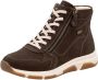 Remonte Sneakers met sleehak high-top sneaker veterschoen vrijetijdsschoen met buitenrits - Thumbnail 2