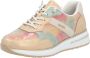 Remonte Sneakers met sleehak met trendy contrastbeslag vrijetijdsschoen lage schoen veterschoen - Thumbnail 2