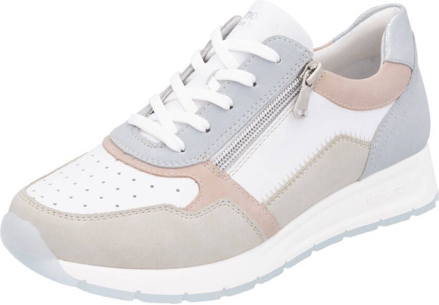 Remonte Sneakers met sleehak vrijetijdsschoen lage schoen veterschoen met gepolsterde schacht