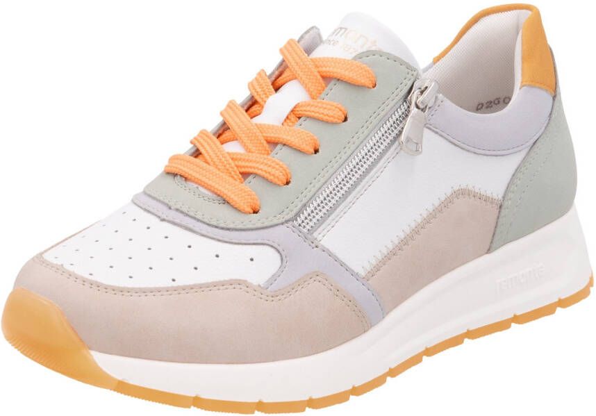 Remonte Sneakers met sleehak vrijetijdsschoen lage schoen veterschoen met gepolsterde schacht