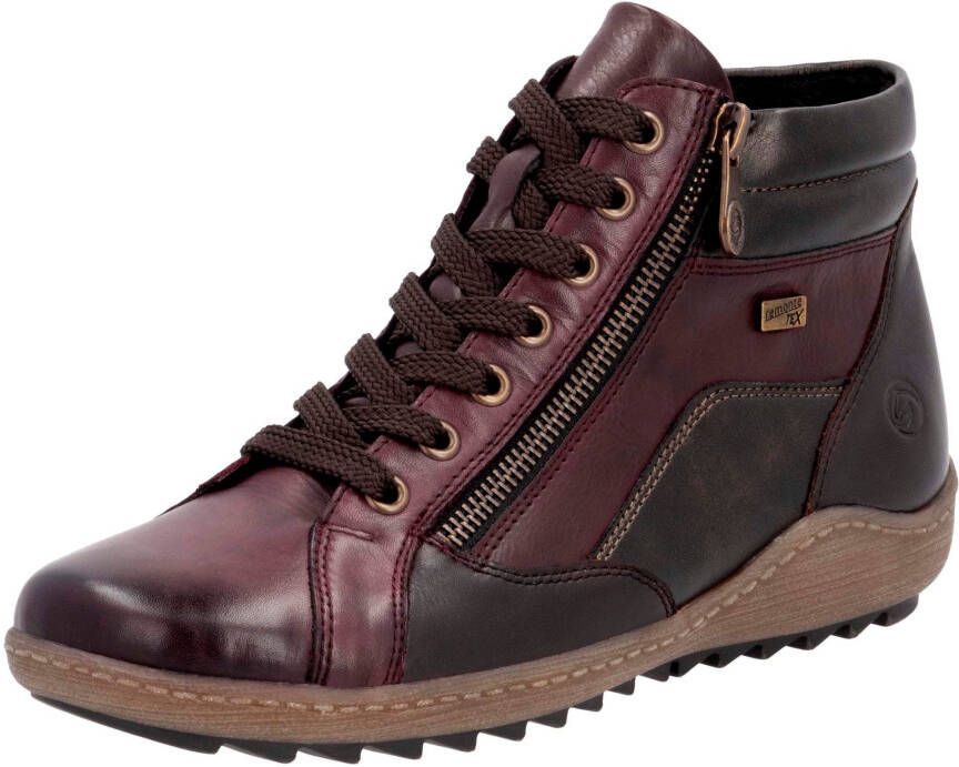 Remonte Veterschoenen flats comfort schoen veterschoen met tex-membraan
