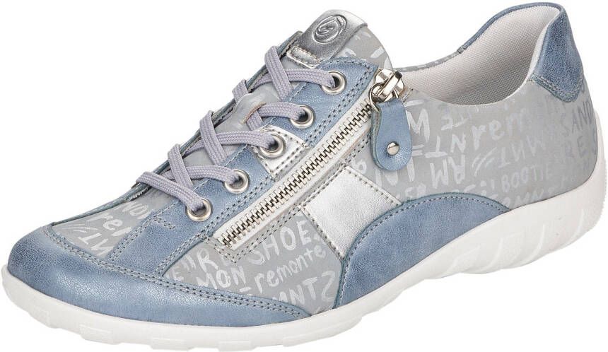 Remonte Veterschoenen met fijne metallic glans vrijetijdsschoen lage schoen veterschoen - Foto 1