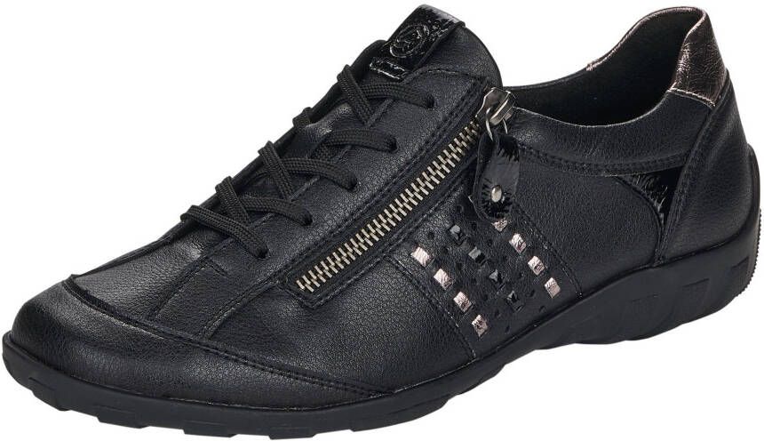 Remonte Veterschoenen met stijlvolle metallic-garnering