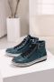 Remonte Veterschoenen platform lace-up ankle boots in crash look - Thumbnail 1