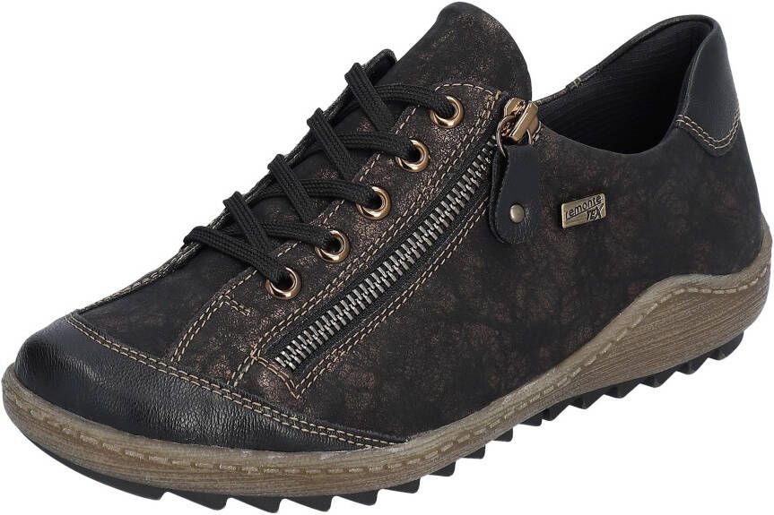 Remonte Veterschoenen vrijetijdsschoen lage schoen veterschoen met zijrits - Foto 2