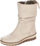 Remonte white casual closed booties White Dames - Thumbnail 3