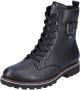 Remonte Winterlaarzen blokhak veterschoenen outdoorschoen met decoratieve gesp - Thumbnail 1