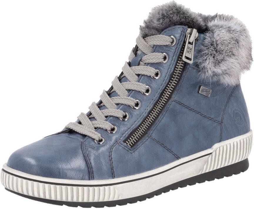 Remonte Winterlaarzen plateau outdoorschoen veterschoenen met waterafstotende tex-membraan
