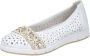 Rieker ballerina schoenen voor dames L3062-80 Wit - Thumbnail 3
