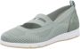Rieker Ballerina's met riempje instapschoen lage schoen slip-on sneaker met elastiek - Thumbnail 2