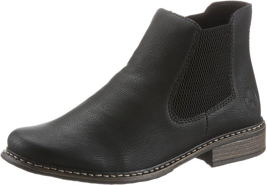 Rieker Chelsea-boots enkellaarsjes boots blokhak in klassieke uitstraling - Foto 1