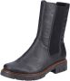 Rieker Comfortabele Chelsea Boot voor Modebewuste Vrouwen Black Dames - Thumbnail 6