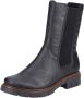 Rieker Comfortabele Chelsea Boot voor Modebewuste Vrouwen Black Dames - Thumbnail 3