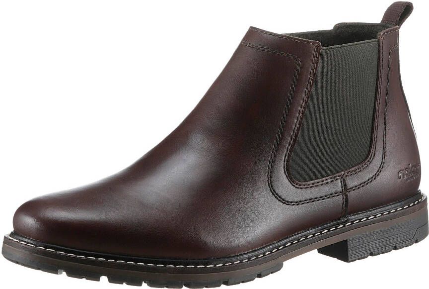 Rieker Chelsea-boots instappers business-enkellaars met stretch