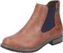 Rieker Chelsea-boots instappers enkellaars blokhak met verwarmende textielvoering - Thumbnail 2
