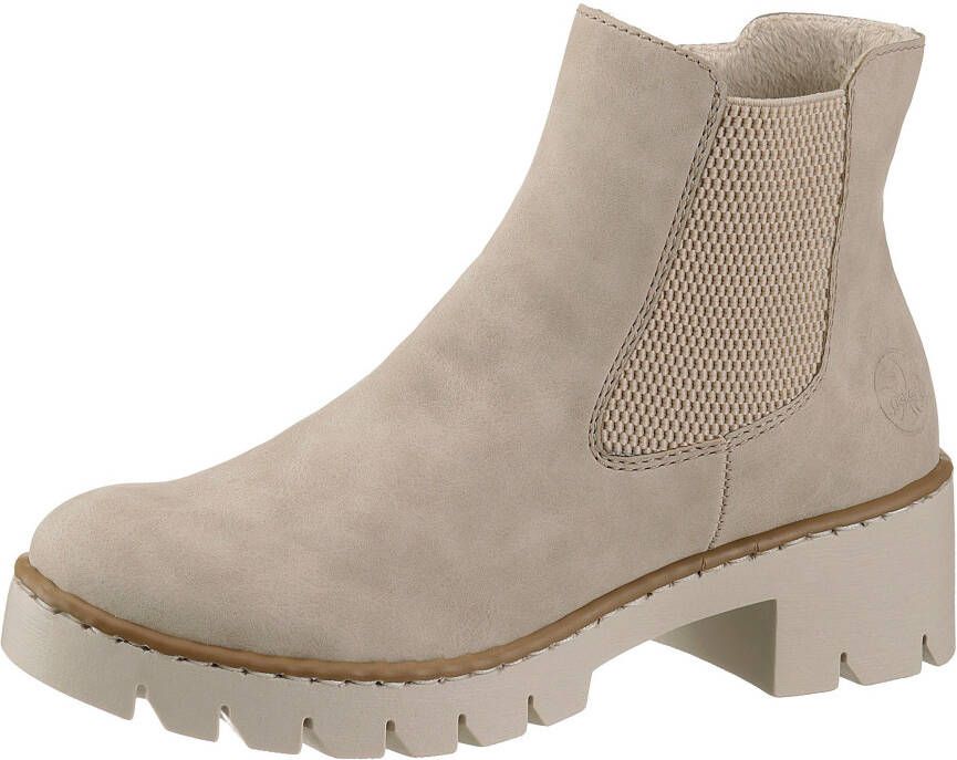 Rieker Chelsea boots Beige Synthetisch 182202 Dames - Foto 4