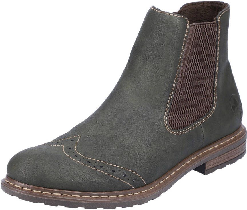 Rieker Chelsea-boots met lyra-perforaties smal model