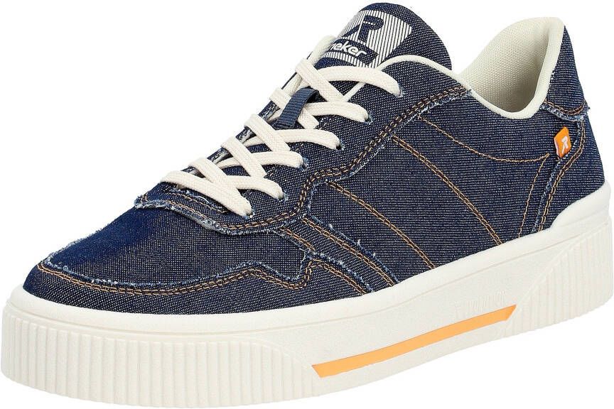 Rieker EVOLUTION Plateausneakers met uitneembare inzet vrijetijdsschoen lage schoen veterschoen