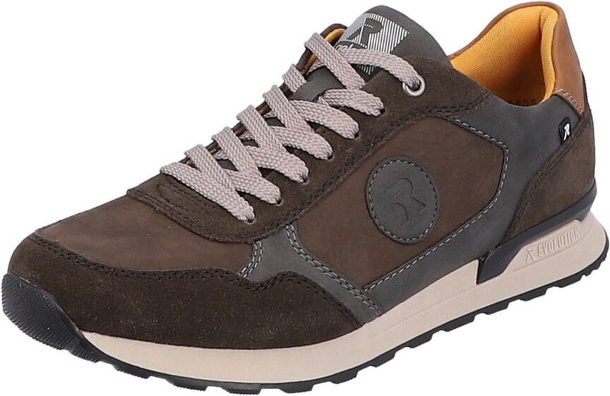 Rieker Comfortabele bruine sneakers met grijze accenten Multicolor Heren - Foto 3