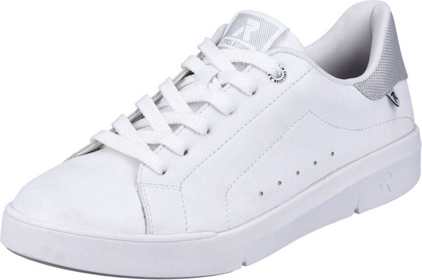 Rieker Witte Elegante Leren Sneakers White Dames - Foto 2