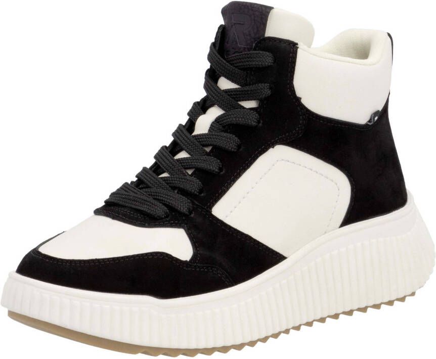 Rieker EVOLUTION Sneakers vrijetijdsschoen high top sneaker veterschoenen schachtvering