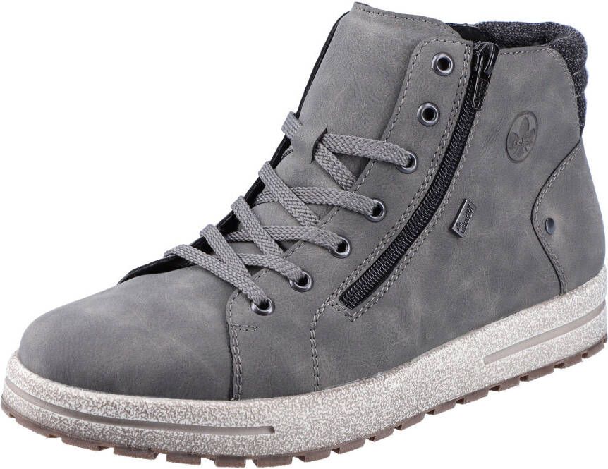 Rieker Hoge veterschoenen met twee ritsen vrijetijdsschoen veterschoen