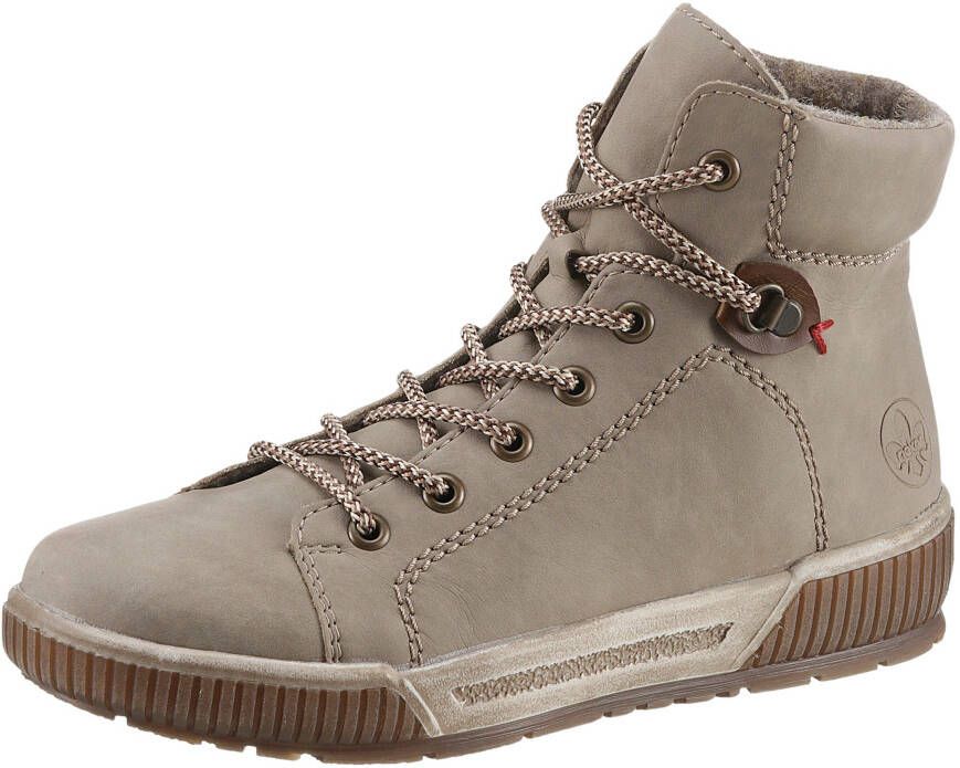 Rieker Hoge veterschoenen met uitneembare softfoam-binnenzool