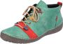 Rieker Hoge veterschoenen met contrastkleurige details - Thumbnail 2