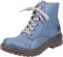 Rieker Hoge veterschoenen veterschoen blokhak met logo-embossing - Thumbnail 2
