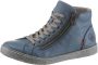 Rieker Hoge veterschoenen veterschoen laarzen met rits aan de buitenkant - Thumbnail 2