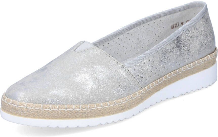 Rieker Metallic Zilveren Instappers Gray Dames - Foto 9