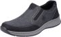 Rieker heren lage schoenen zakelijke schoenen leren schoenen 14362-00 grijs extra breed - Thumbnail 3