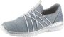 Rieker Blauwe Damen Sneakers met Krepp Zool - Thumbnail 1