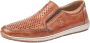 Rieker Instappers Slip-on sneaker instapschoen loafer met geperforeerde bovenkant - Thumbnail 3