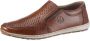 Rieker Instappers Slip-on sneaker instapschoen loafer met geperforeerde bovenkant - Thumbnail 4