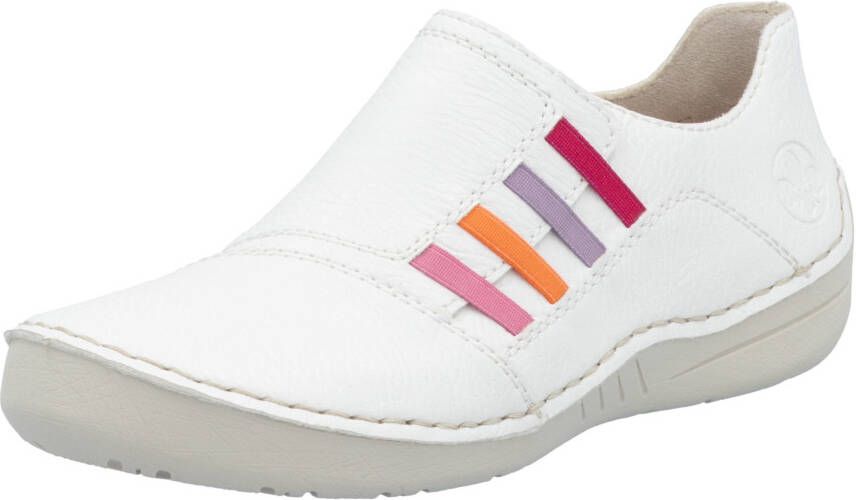Rieker Instappers Slip-on sneaker instapschoen lage schoen met zachte binnenzool