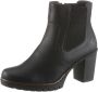 Rieker Laarsjes laarzen chelsea-ankle boots blokhak in elegante look - Thumbnail 1