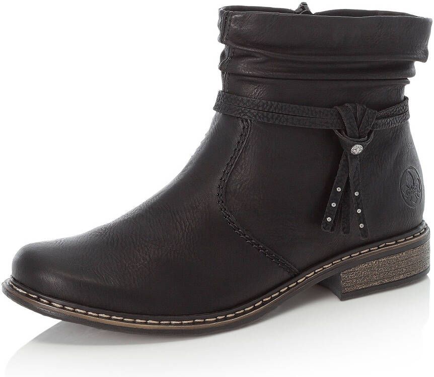 Rieker Laarsjes met sierriempjes met studsgarnering - Foto 3