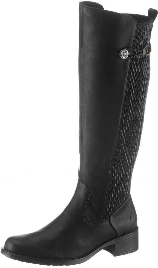 Rieker Laarzen lange laarzen blokhak stretch met gespsieraden