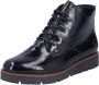 Rieker Plateaulaarsjes veterschoenen enkellaars wedge laarzen met aantrek-lus in glanzend look - Thumbnail 4