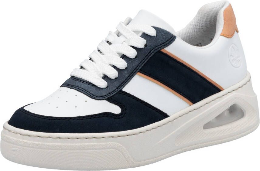 Rieker Plateausneakers basket-sneaker veterschoen lage schoen met air uitrusting