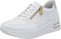 Rieker Plateausneakers lage schoen veterschoen vrijetijdssneaker met ritssluiting - Thumbnail 4