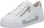 Rieker Plateausneakers met decoratieve rits aan de zijkant vrijetijdsschoen lage schoen veterschoen - Thumbnail 1