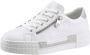 Rieker Plateausneakers met decoratieve rits aan de zijkant vrijetijdsschoen lage schoen veterschoen - Thumbnail 1