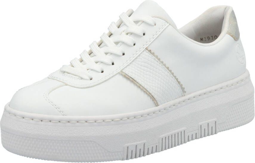 Rieker Plateausneakers veterschoen lage schoen vrijetijdsschoen met gepolsterde schachtversteviging