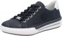 Rieker Plateausneakers veterschoenen lage schoen vrijetijdsschoen met witte randnaad - Thumbnail 1